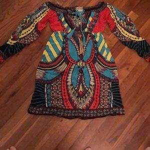 Flying tomato off the shoulder sundress